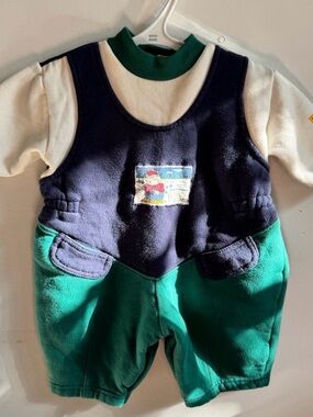 Vintage F-K kids Romper